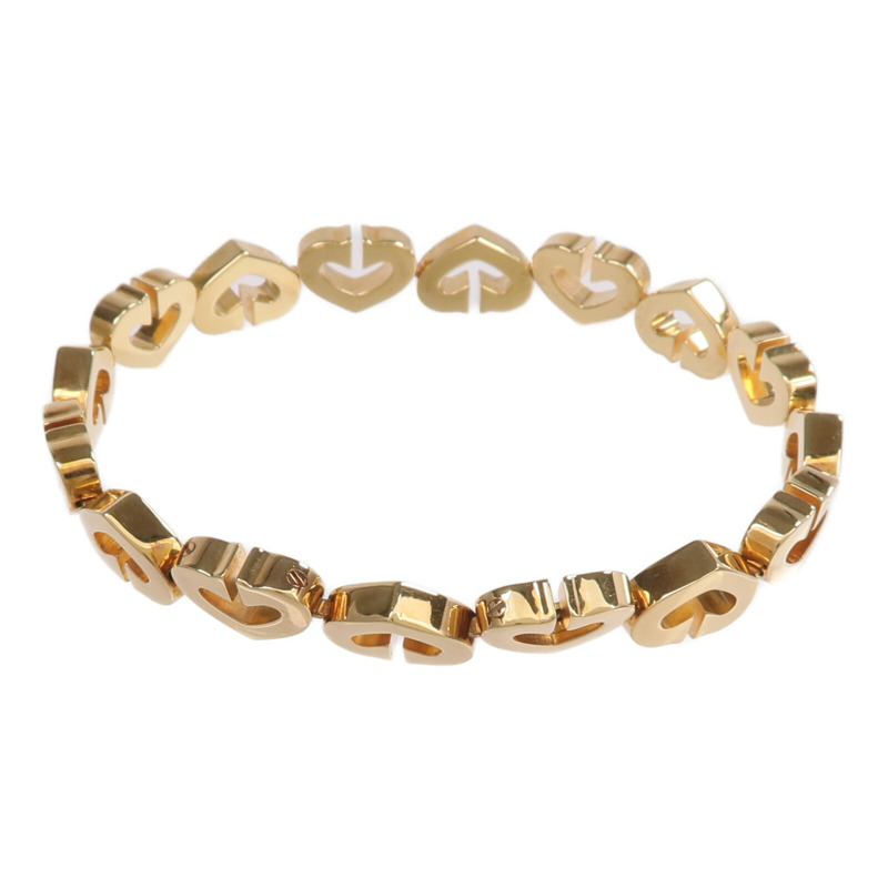CARTIER 18K黃金Heart Bracelet手鏈-2