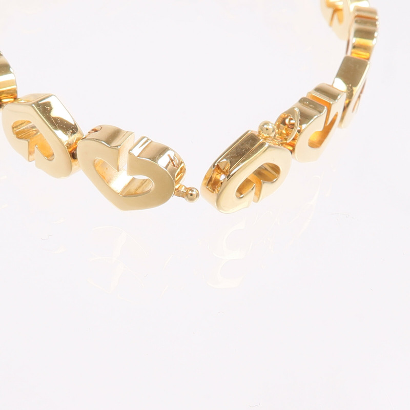CARTIER 18K黃金Heart Bracelet手鏈-6