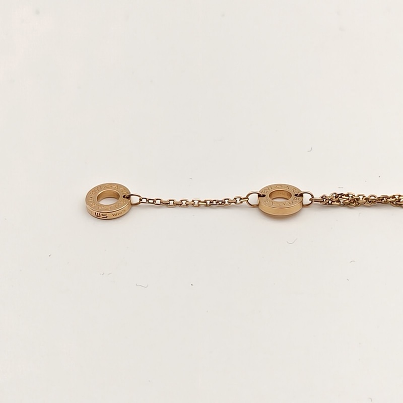 BVLGARI DIVASDREAM小扇子手鏈18K玫瑰金/紅玉髓S-M碼-3