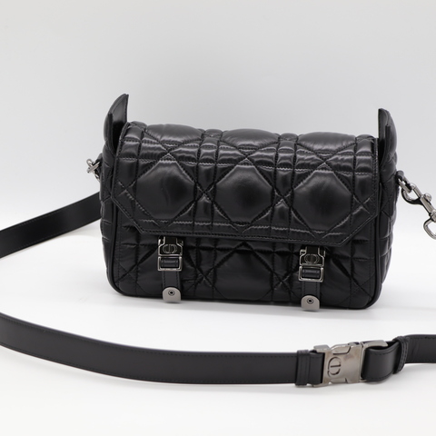 Dior Camp Bag 黑牛皮包