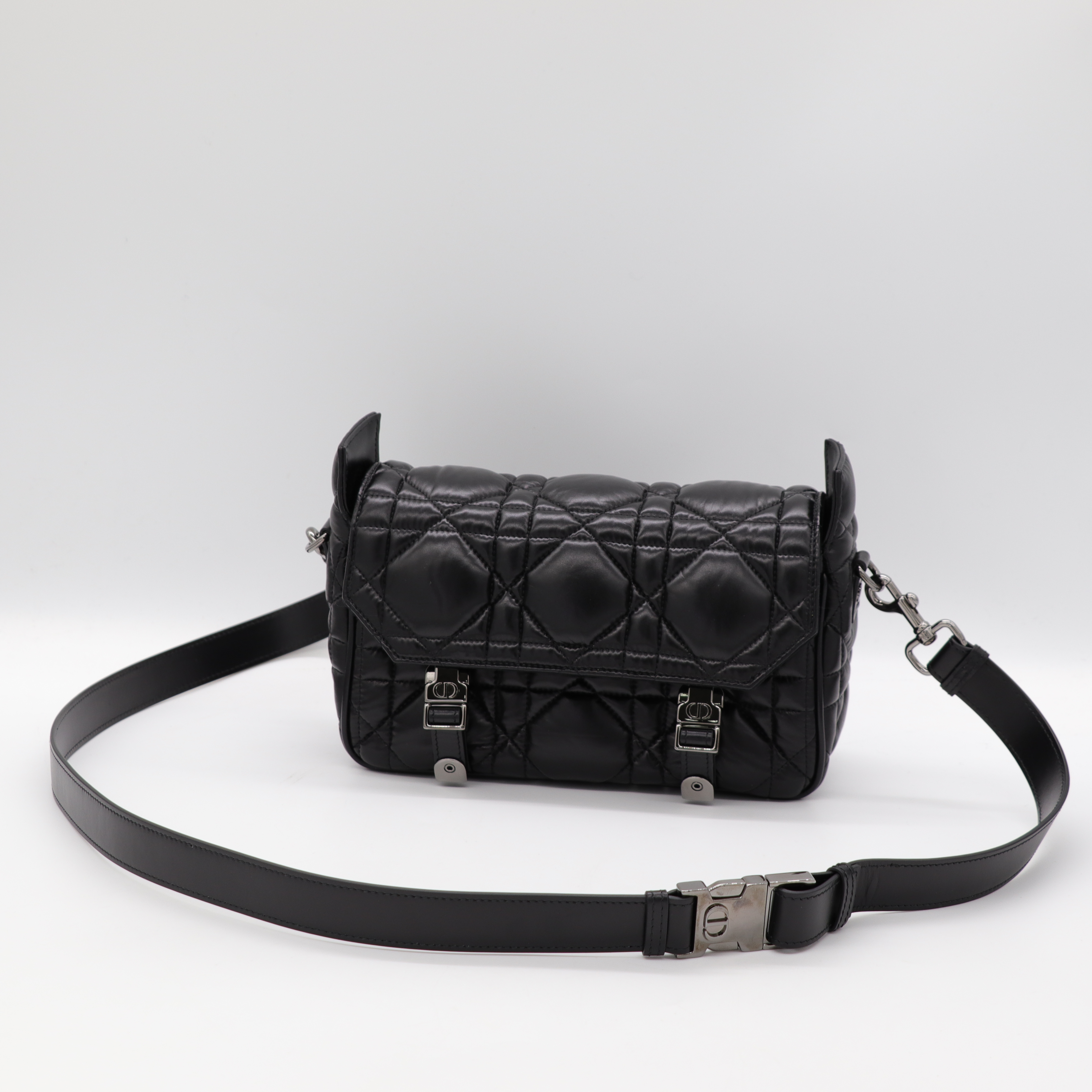 Dior Camp Bag 黑牛皮包-1