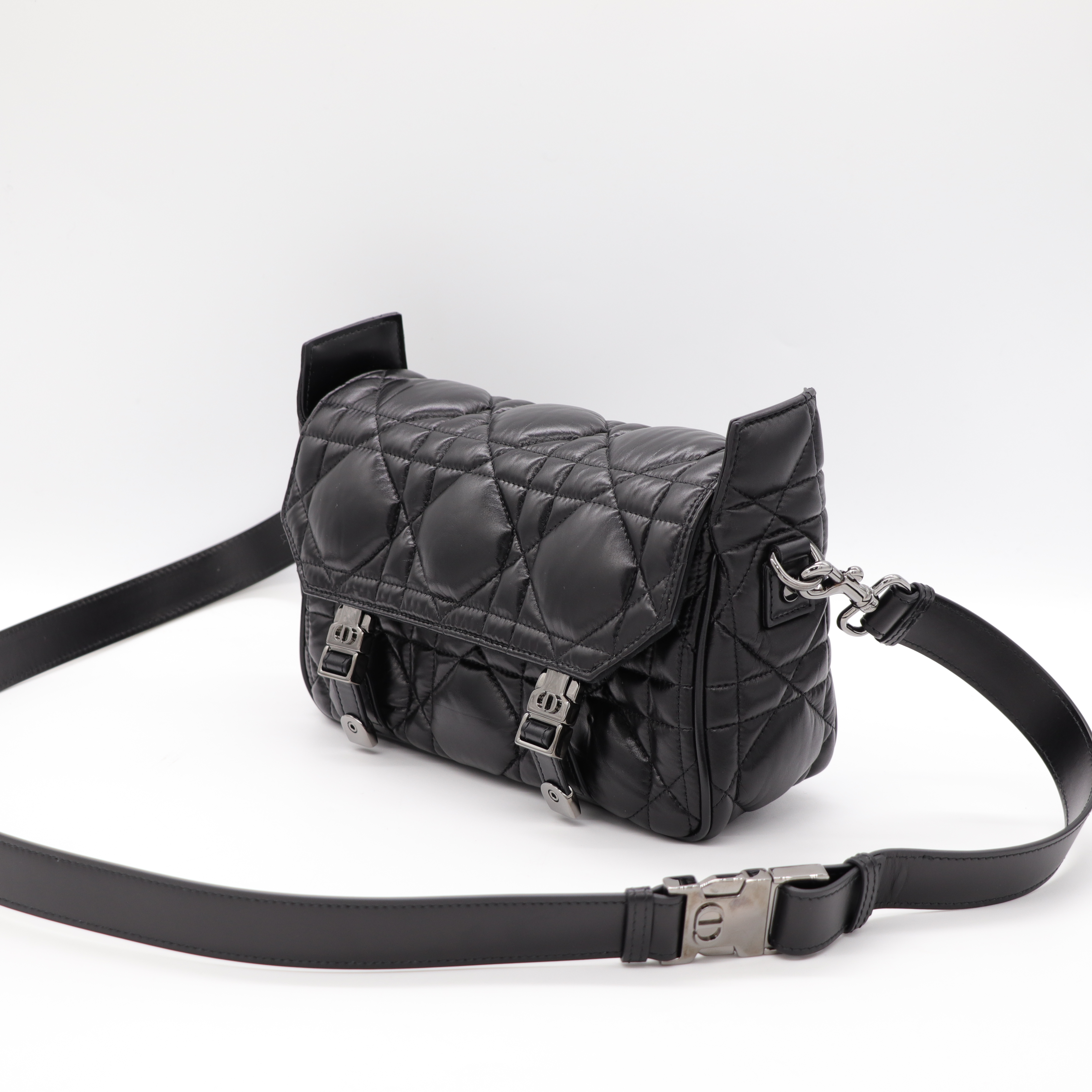 Dior Camp Bag 黑牛皮包-2