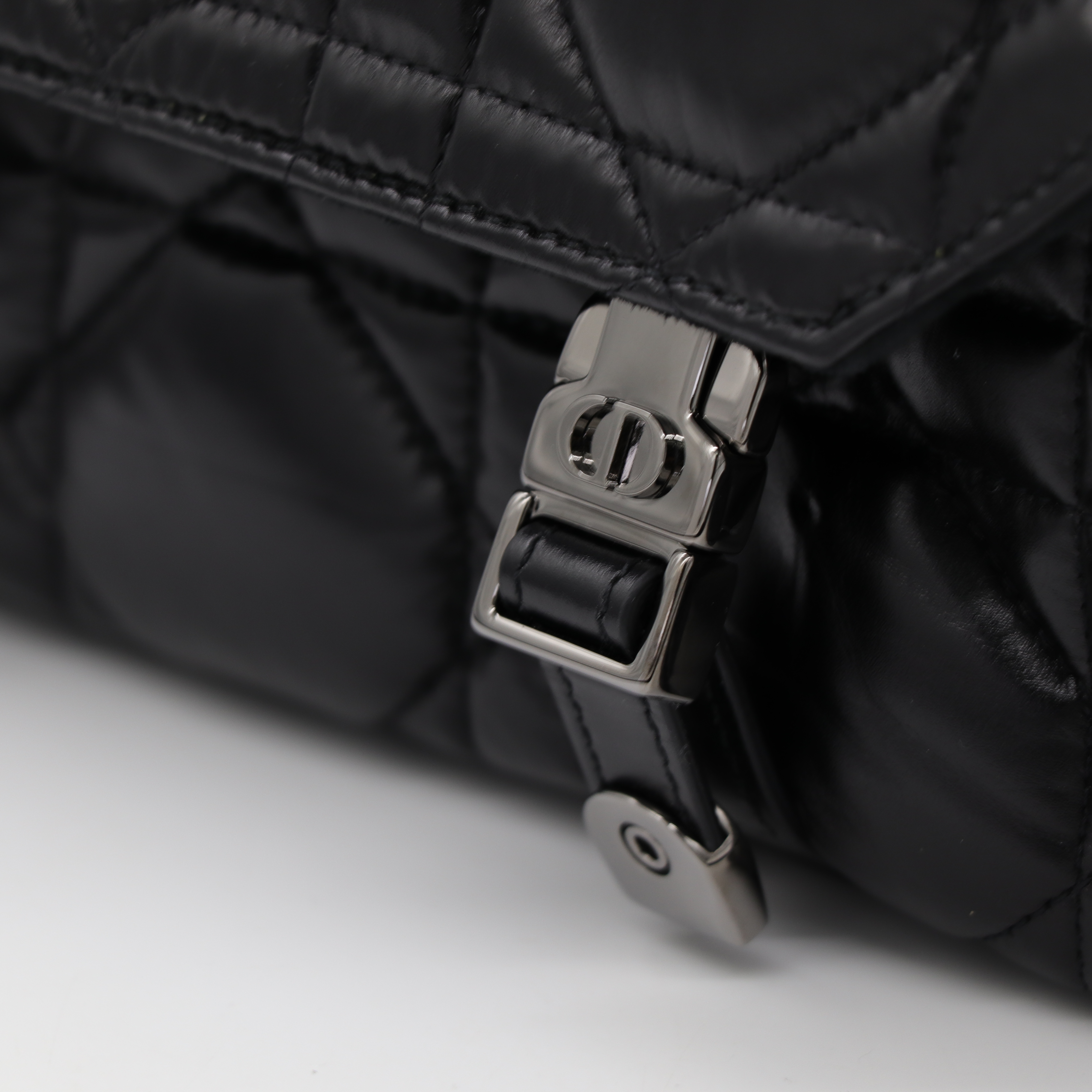 Dior Camp Bag 黑牛皮包-3