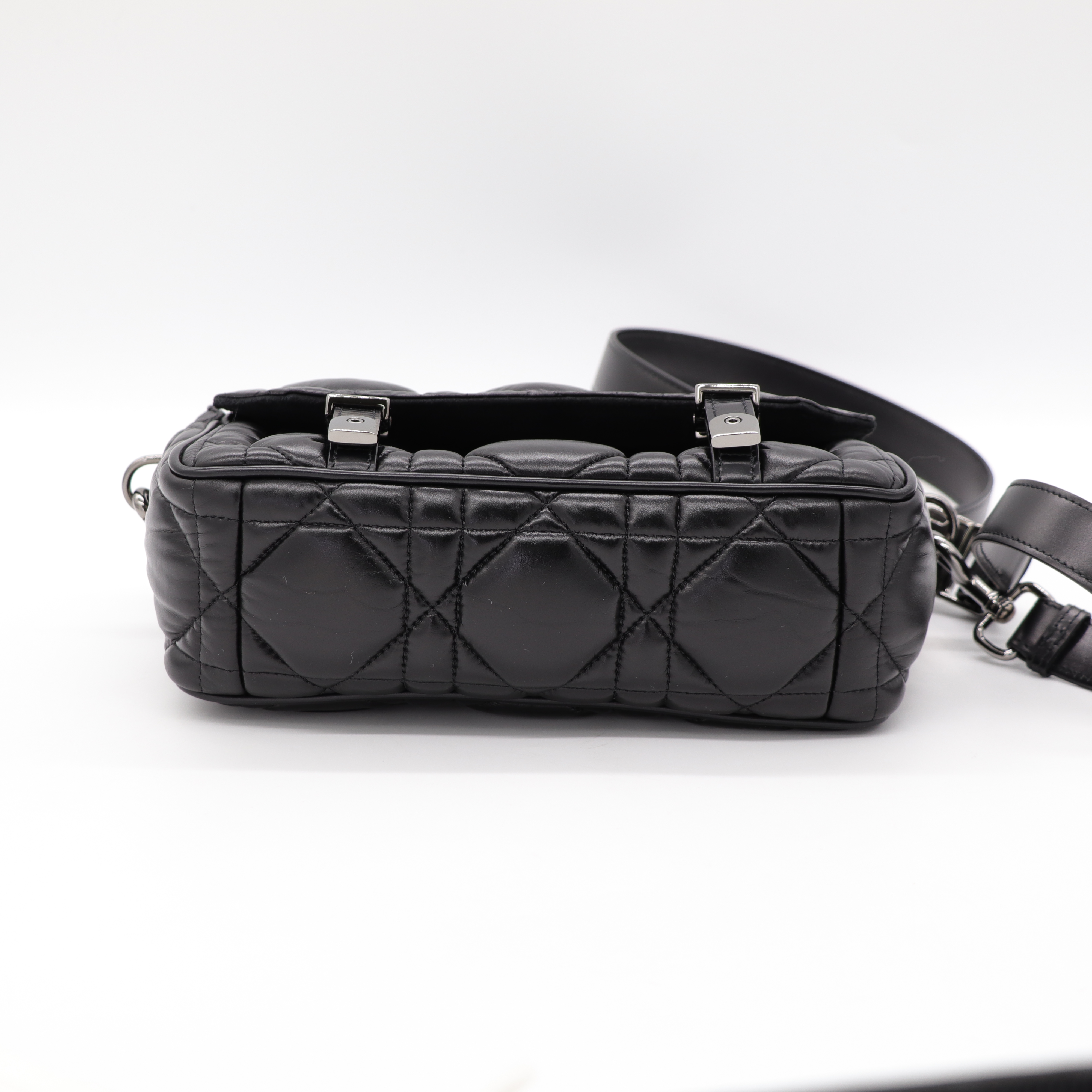 Dior Camp Bag 黑牛皮包-7