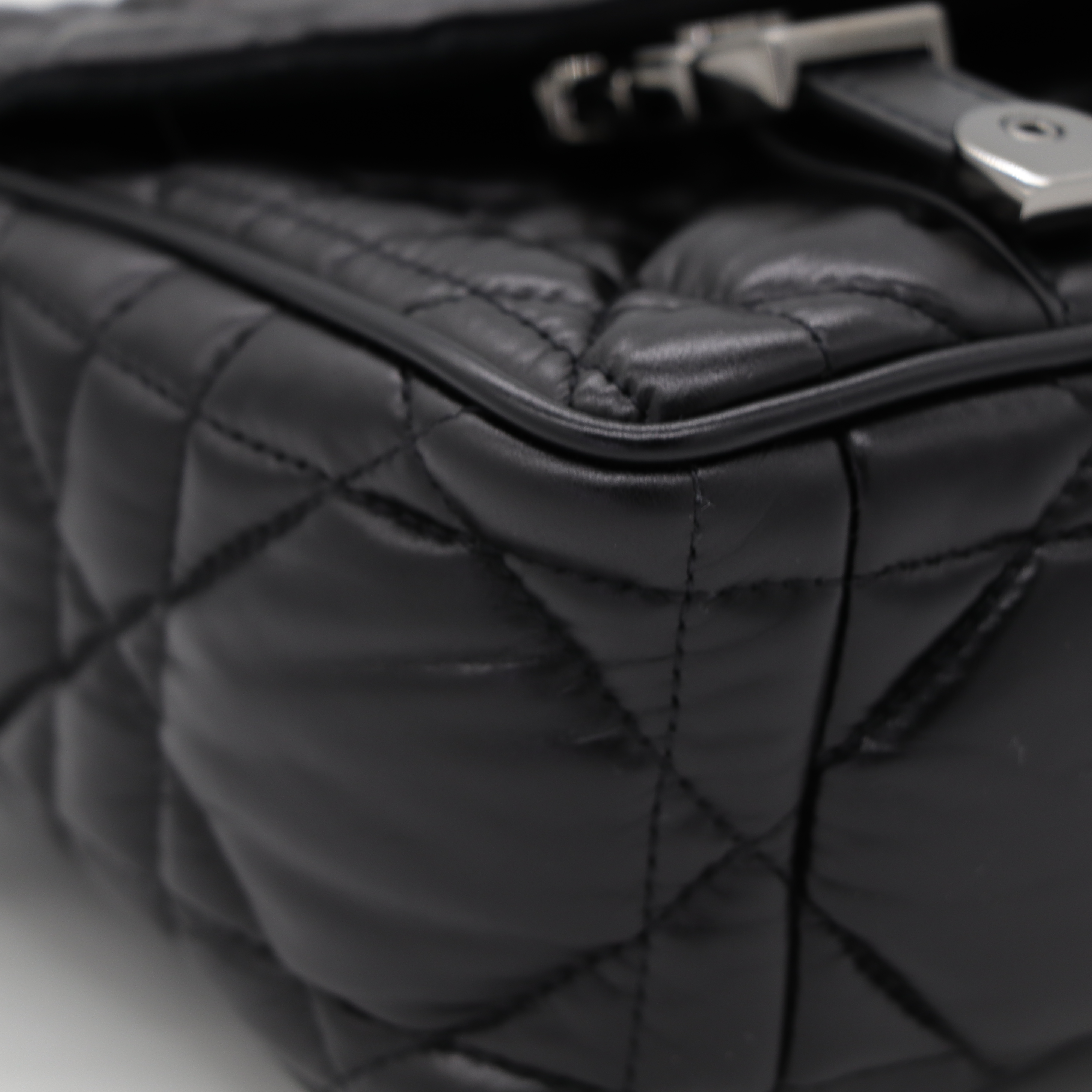 Dior Camp Bag 黑牛皮包-8