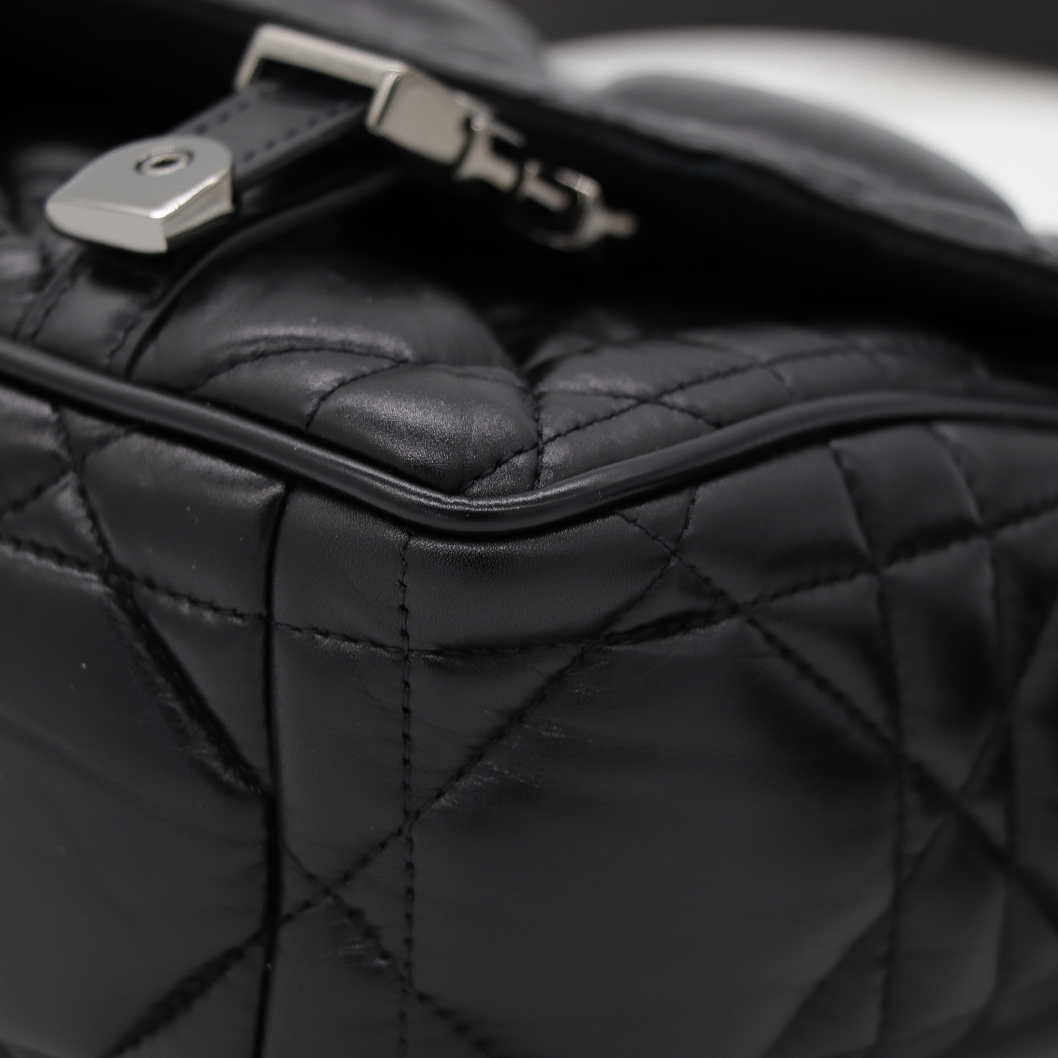 Dior Camp Bag 黑牛皮包-11