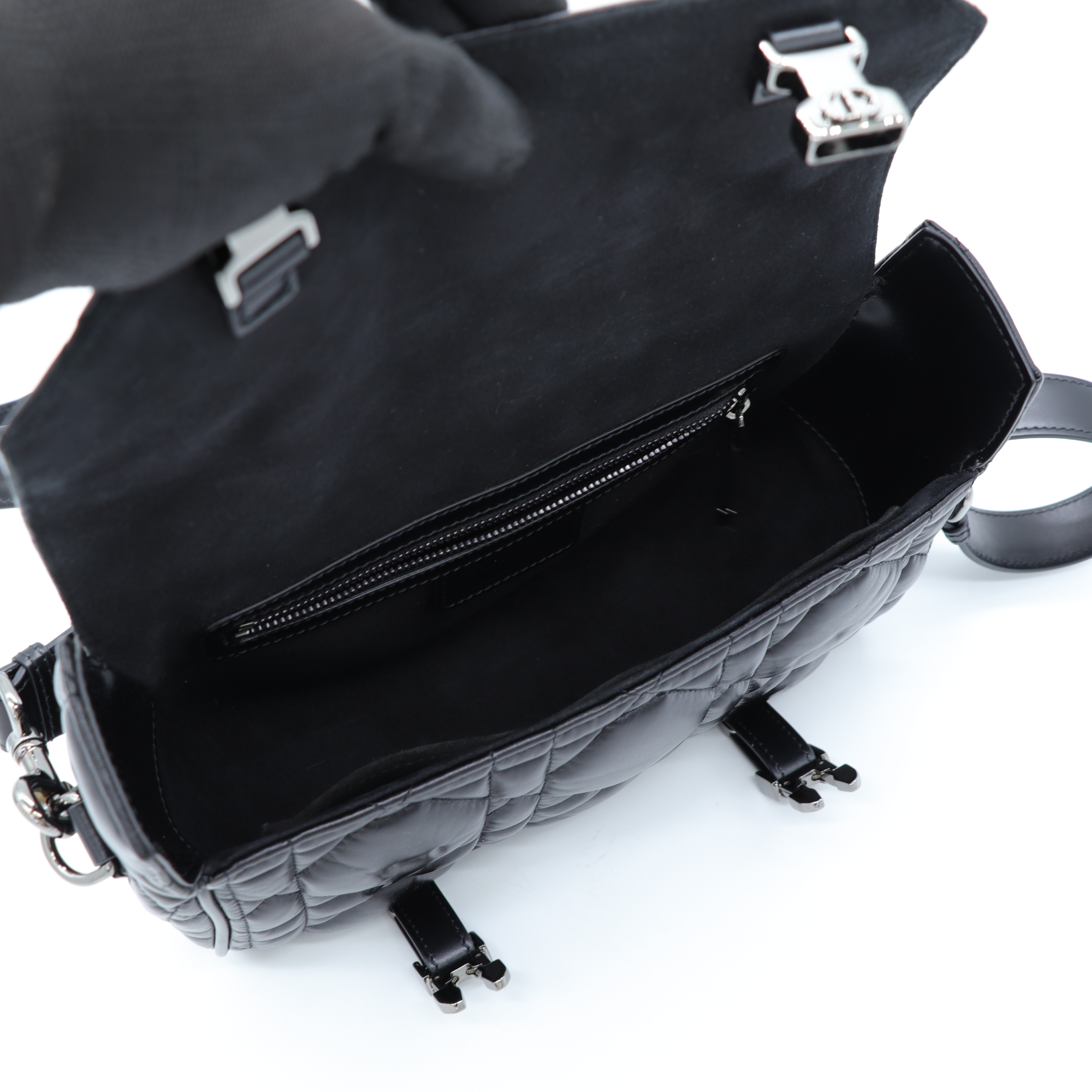 Dior Camp Bag 黑牛皮包-12