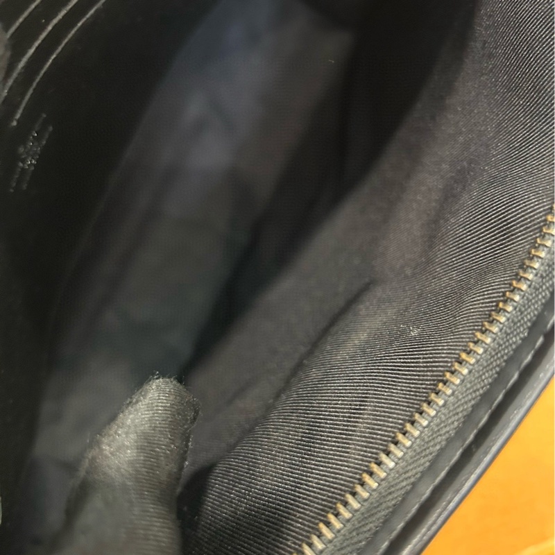 99新  路易威登/Louis Vuitton Pochette Voyage M61692  黑老花洗漱包、手拿包-6