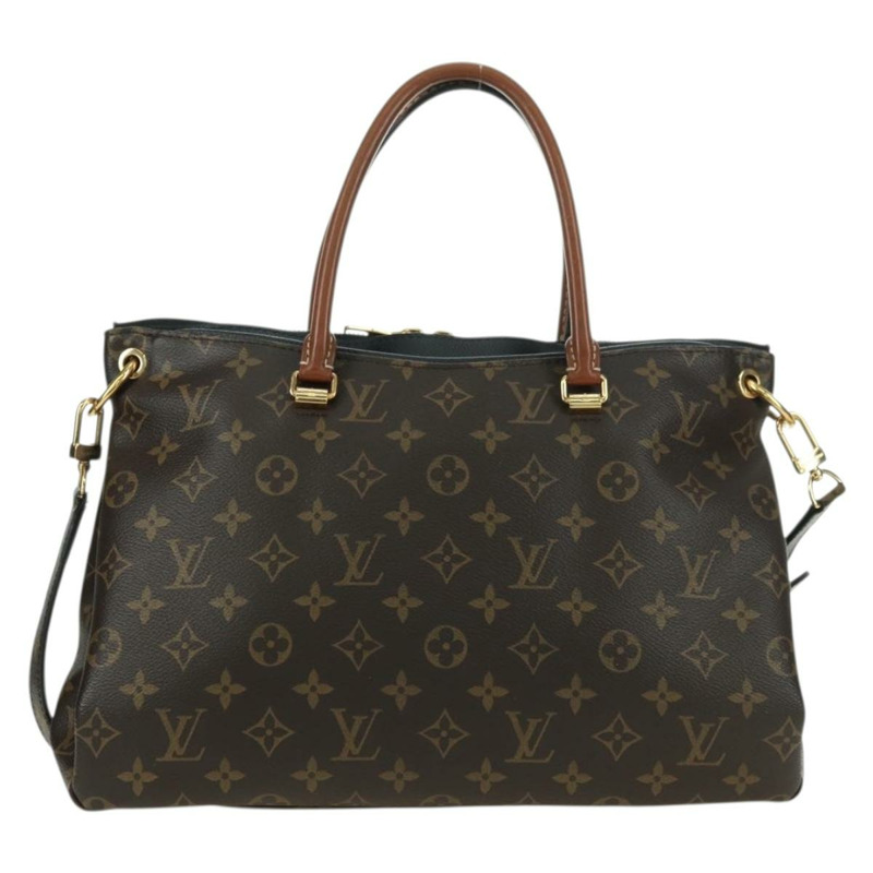 【日本直送】路易威登 Monogram Pallas MM 手提包 2way 黑色 M42756 LV 正品 176310SAV-1