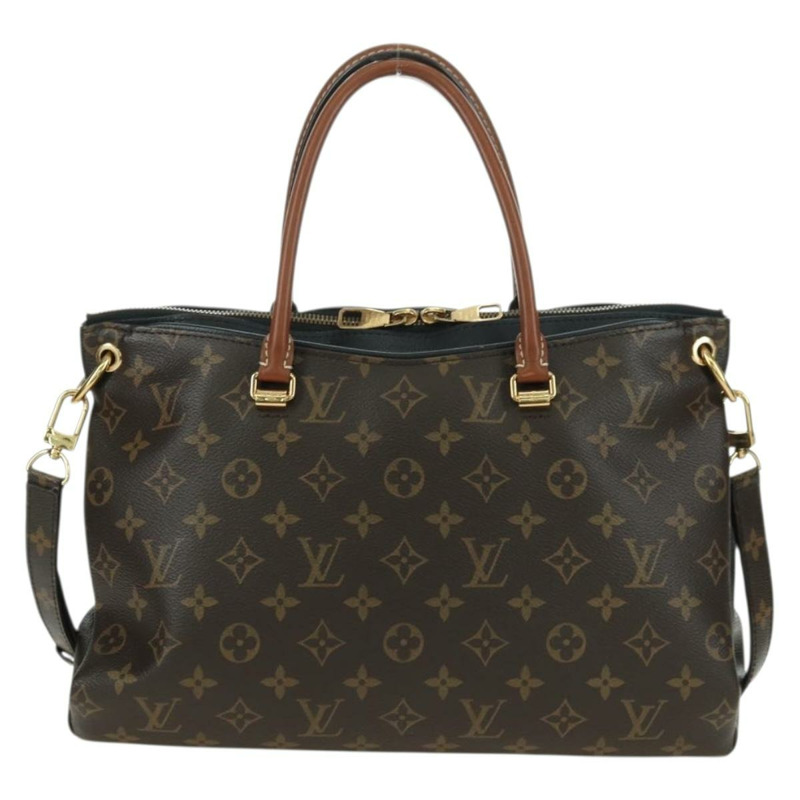 【日本直送】路易威登 Monogram Pallas MM 手提包 2way 黑色 M42756 LV 正品 176310SAV-12