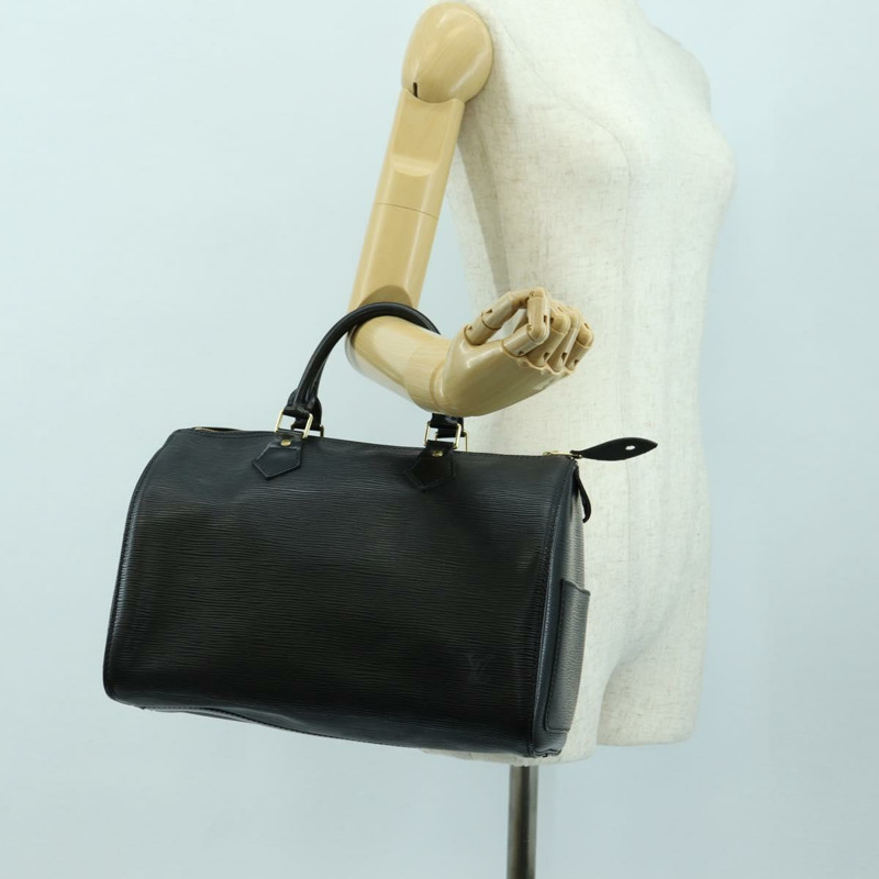 【日本直送】路易威登 Epi Speedy 30 手提包 Noir 黑色 M43002 LV 正品 176283SAV-22