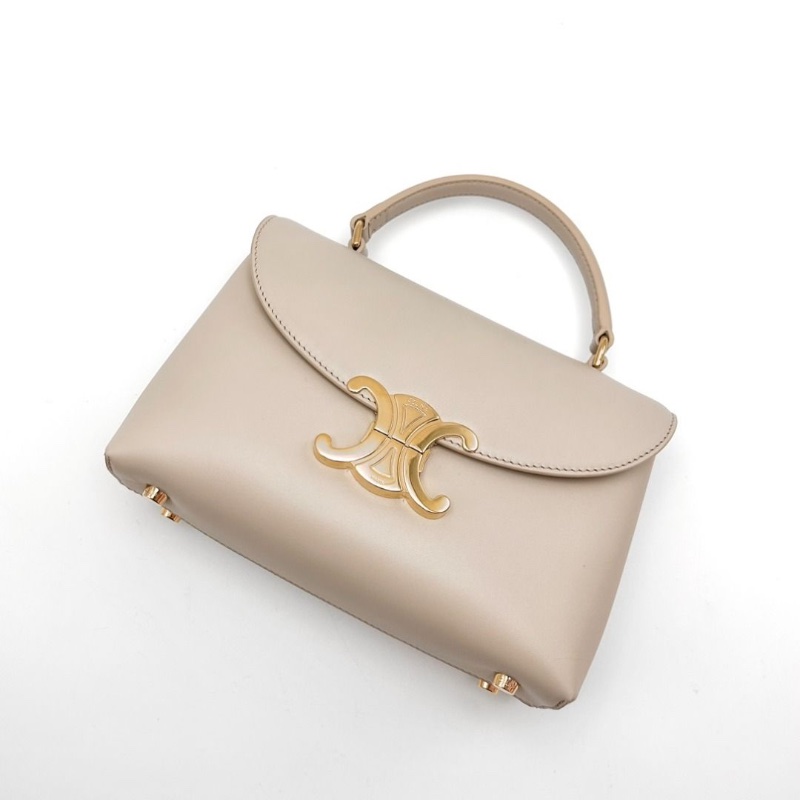 CELINE TEENNINO金扣手提肩背斜背包20*14*8 95新 配件盒子塵袋吊牌卡冊購證-5