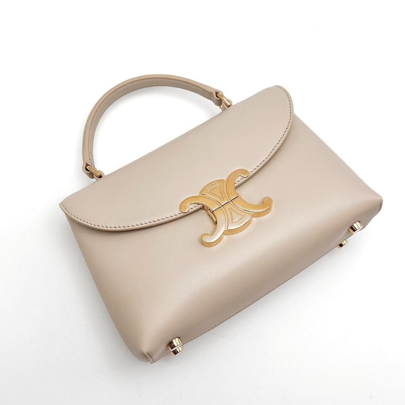 CELINE TEENNINO金扣手提肩背斜背包20*14*8 95新 配件盒子塵袋吊牌卡冊購證-6