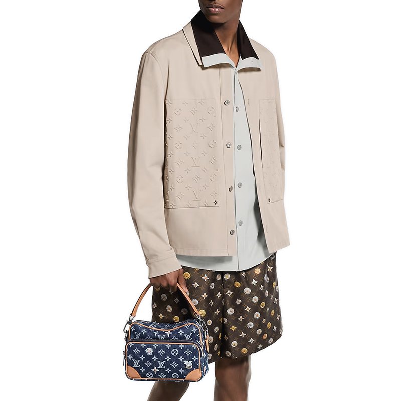 Nil 牛仔布手提包-4