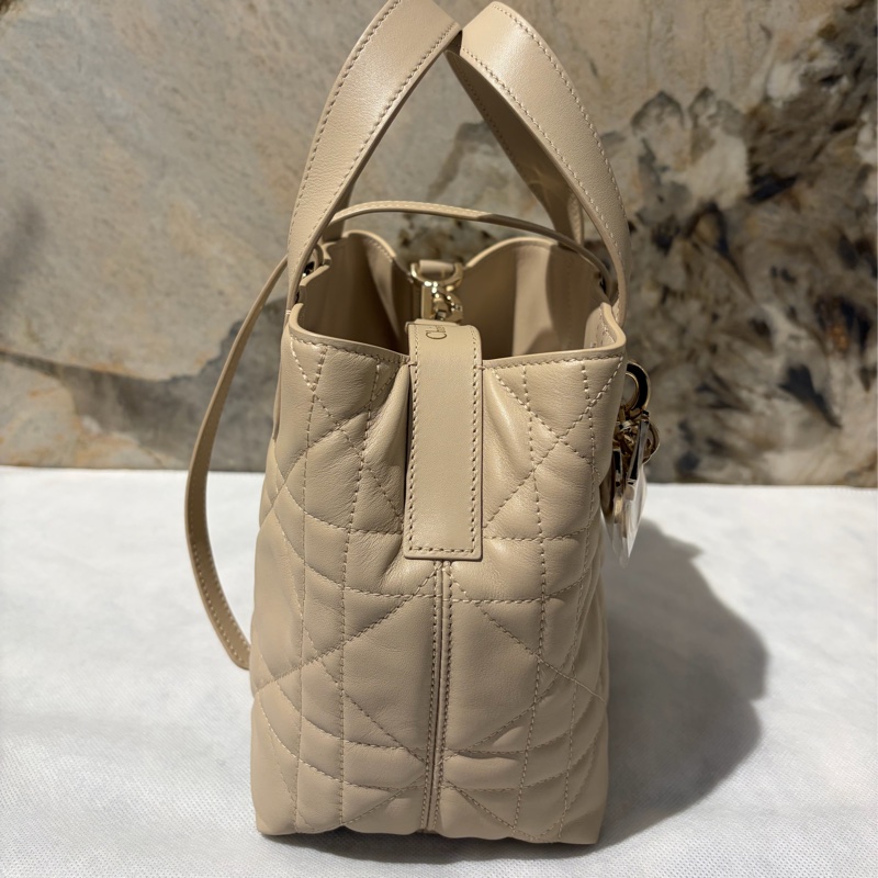 Dior沙丘褐小牛皮Toujours水桶側背包-3