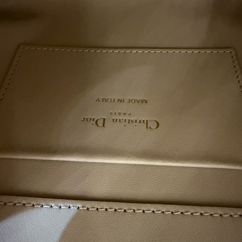 Dior沙丘褐小牛皮Toujours水桶側背包-10