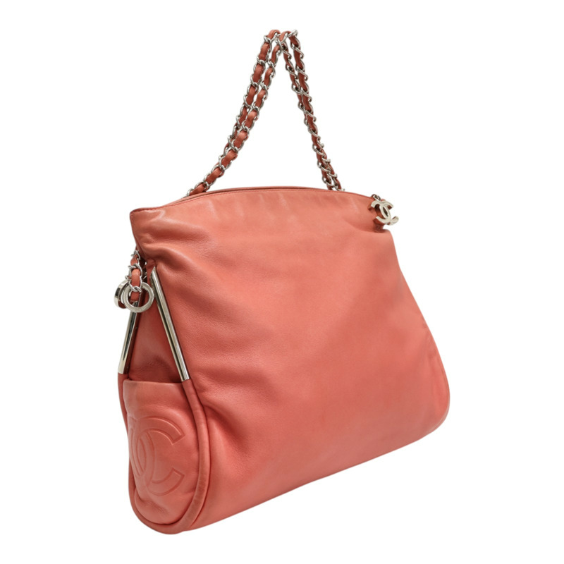 粉色 羊皮 Ultimate Soft Hobo 肩背包 A28573【CHANEL 香奈兒】 A28573-1