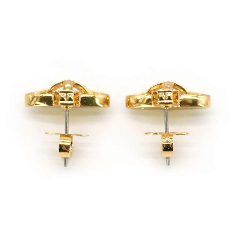 Vivienne Westwood 星球水鑽針式耳環(金)-2