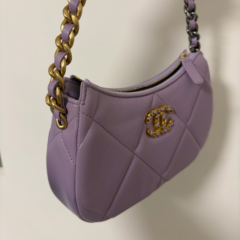 紫19 WOC (Wallet on Chain) 彎月包-2