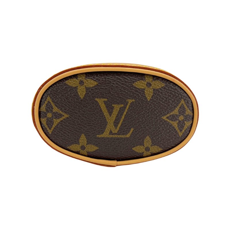 Louis Vuitton 展示品 Fold Me 字花帆布斜背/薯條包(M80874-咖)-3
