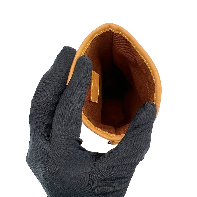 Louis Vuitton 展示品 Fold Me 字花帆布斜背/薯條包(M80874-咖)-4