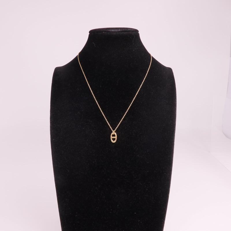 HERMES 18K玫瑰金Farandole Pendant項鍊-8