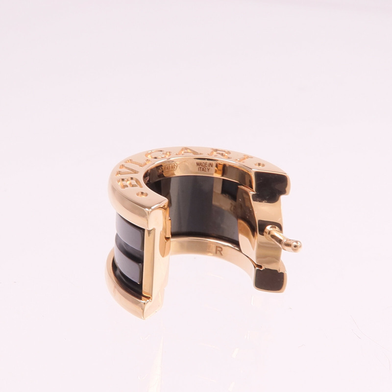 BVLGARI 18K玫瑰金/陶瓷B.zero1 Earrings耳環-5