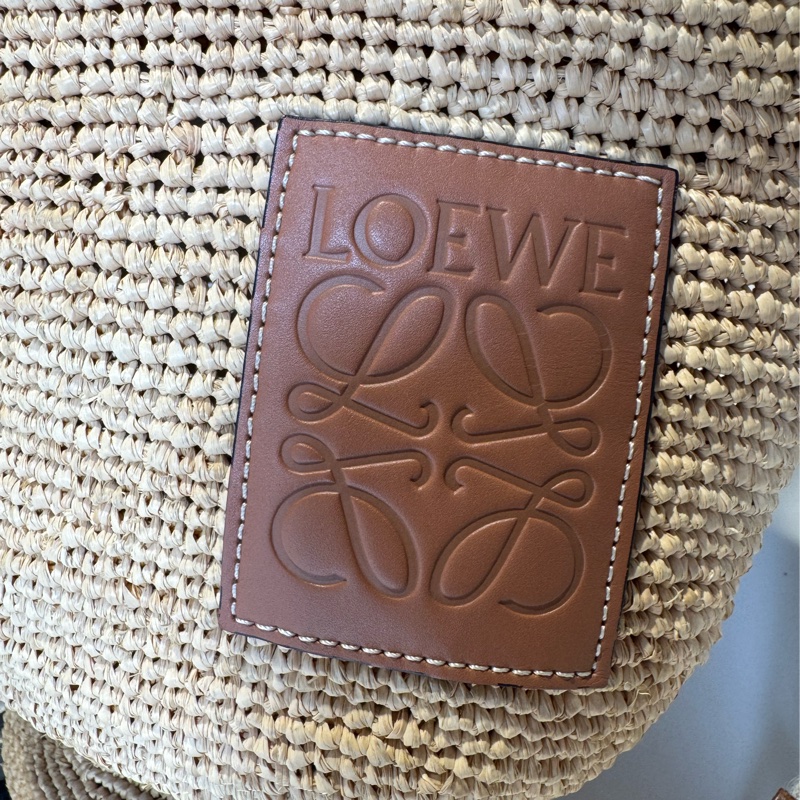 Loewe 草編水桶包 竹編包-6
