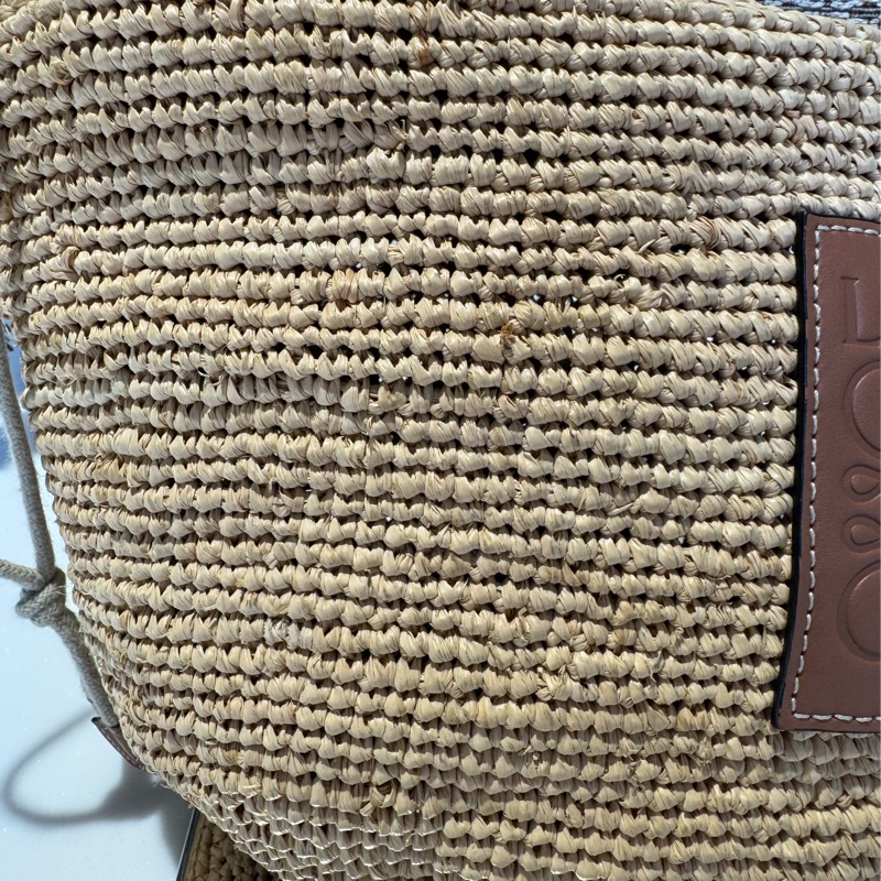 Loewe 草編水桶包 竹編包-7