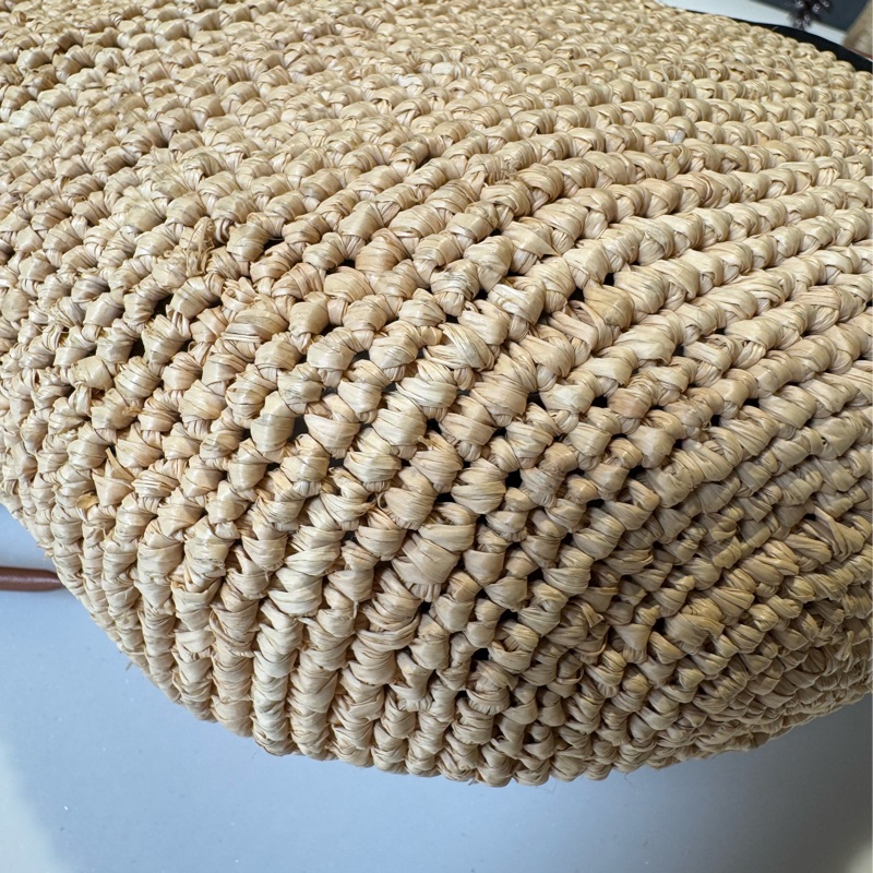 Loewe 草編水桶包 竹編包-11