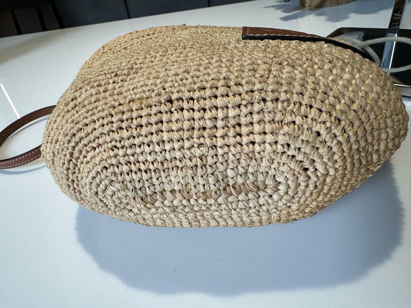 Loewe 草編水桶包 竹編包-13