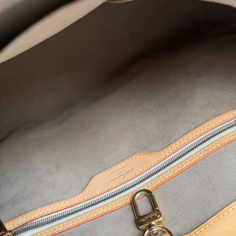 【近新閒置品】 98新💖 LV 路易威登Louis Vuitton 06年中古限量黑三彩大號機場托特包-14