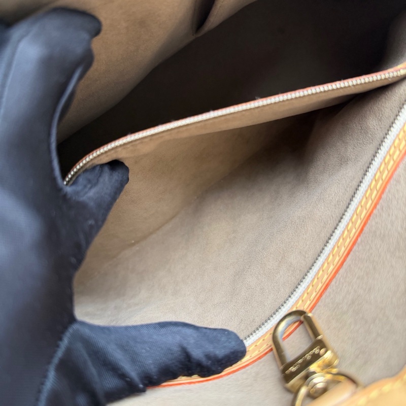 【近新閒置品】 98新💖 LV 路易威登Louis Vuitton 06年中古限量黑三彩大號機場托特包-15