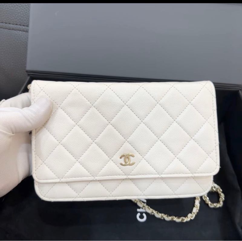 香奈兒斜挎包荔枝牛皮-2