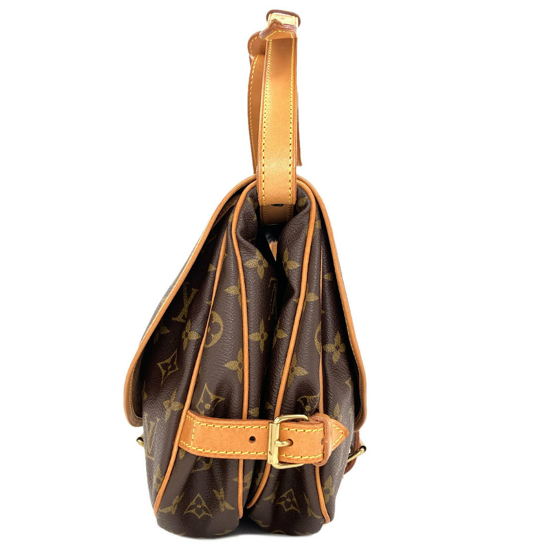 路易威登 M40710 Saumur MM 單肩包，Monogram 帆布，女士 LOUIS VUITTON-2