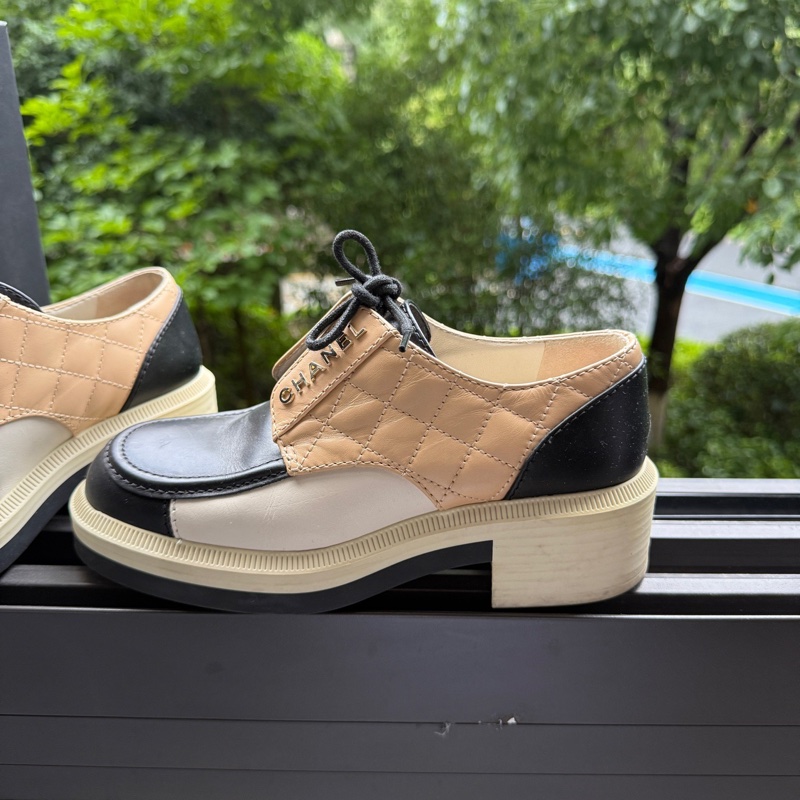 CHANEL香奈兒菱格拼色女鞋 ，35碼 🈚附件-1