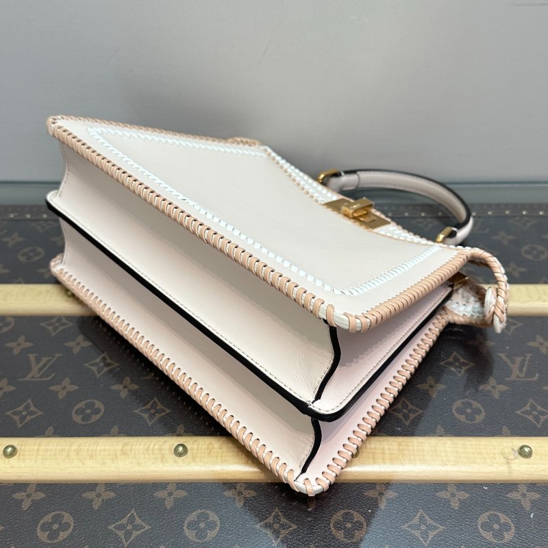 FENDI 山茶花白Peekaboo ISeeu 手提肩背斜背包28*21*12 99新配件塵袋 雨衣 吊牌-5