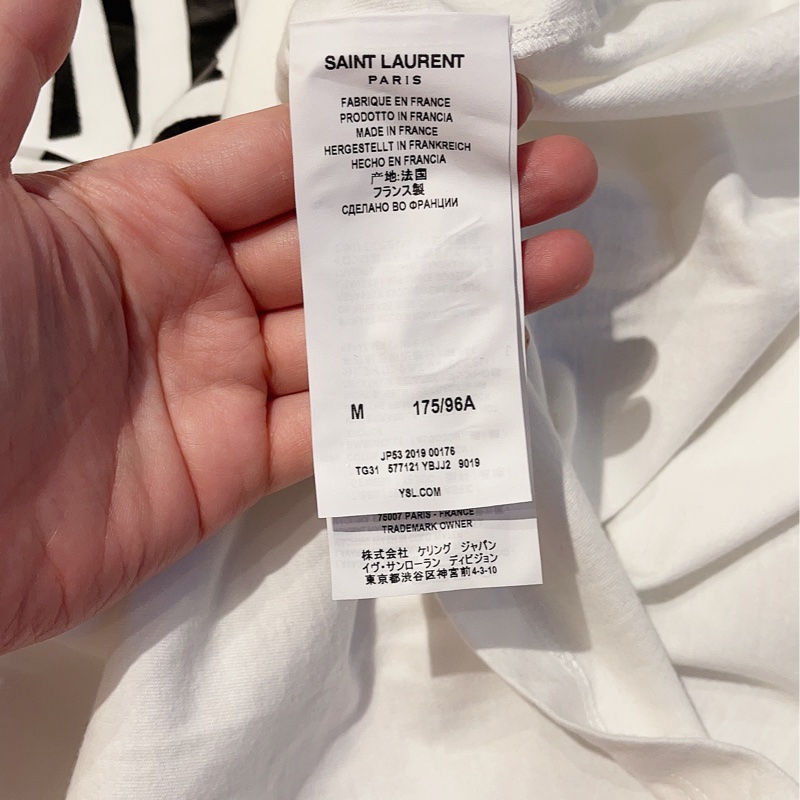 YSL / SAINT LAURENT 男仕T恤-3