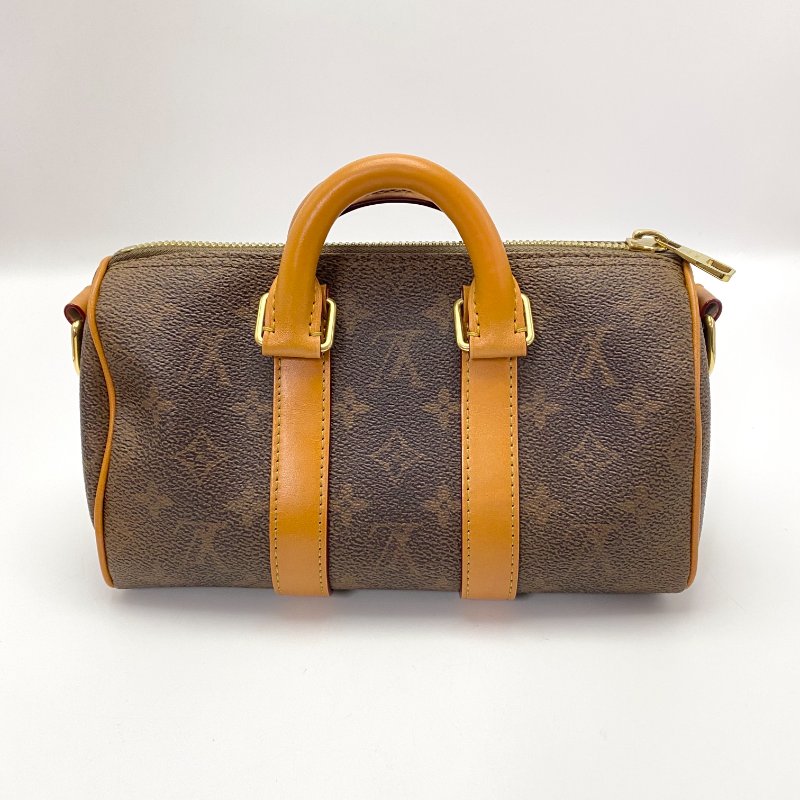 LV 經典老花西部牛仔系列Keepall25手提肩背斜背包 芯片款25*15*11 98新配件塵袋-5