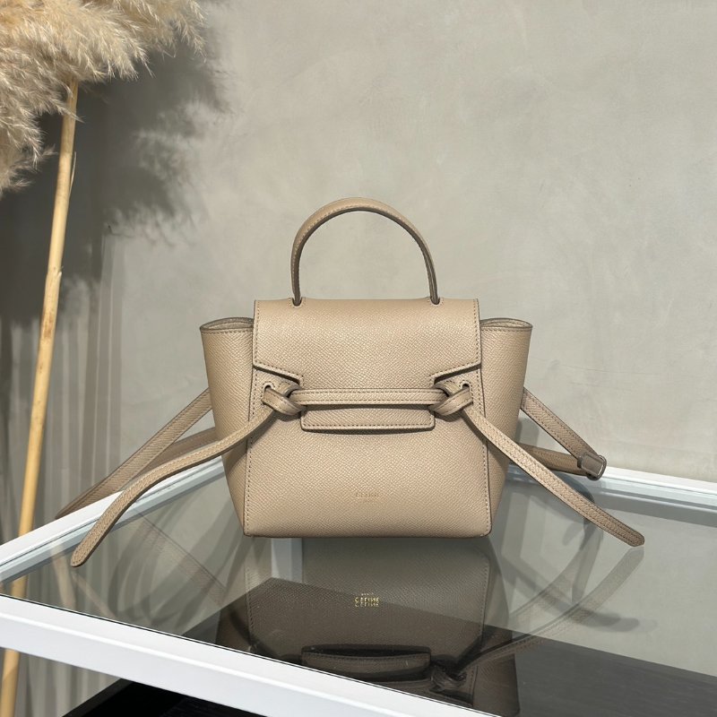 CELINE Belt 鯰魚包 - pico奶茶-0