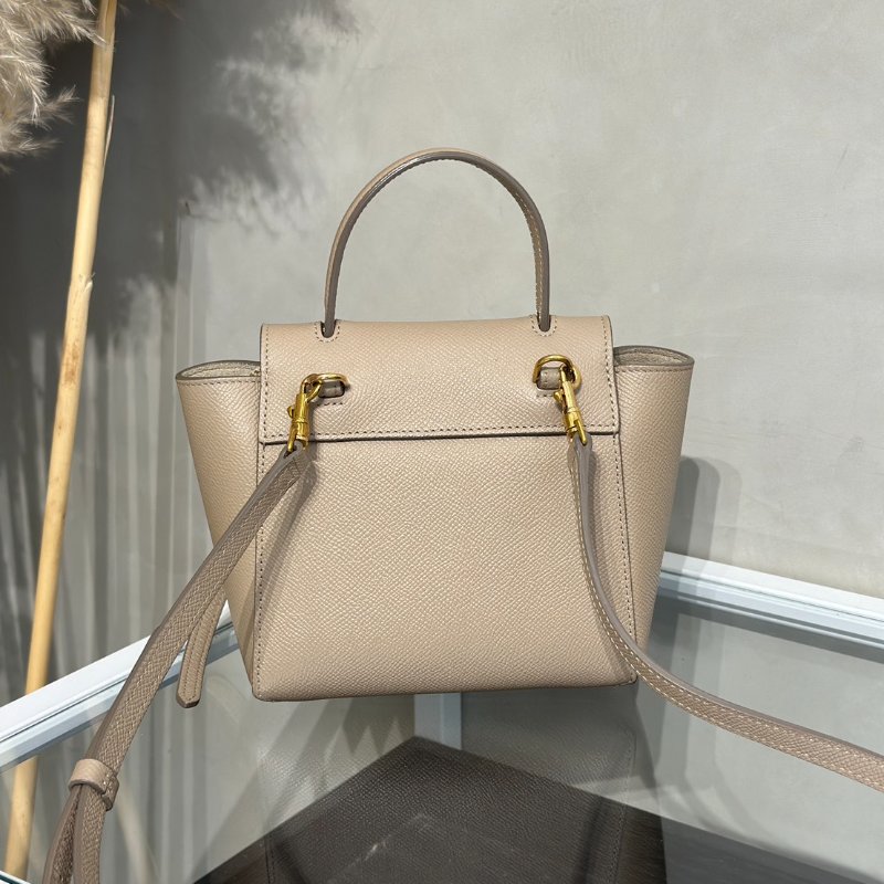 CELINE Belt 鯰魚包 - pico奶茶-2