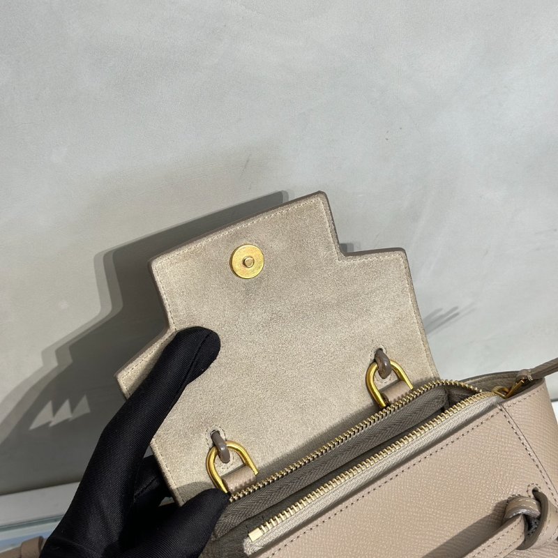 CELINE Belt 鯰魚包 - pico奶茶-5