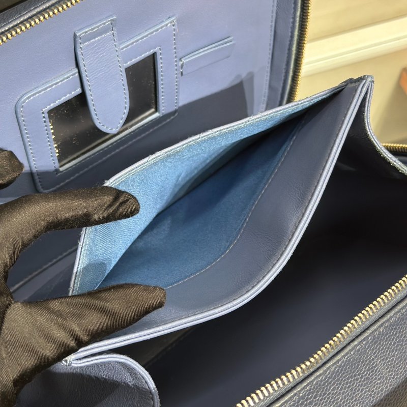 CHANEL Vanity case - 大號深藍24開-10