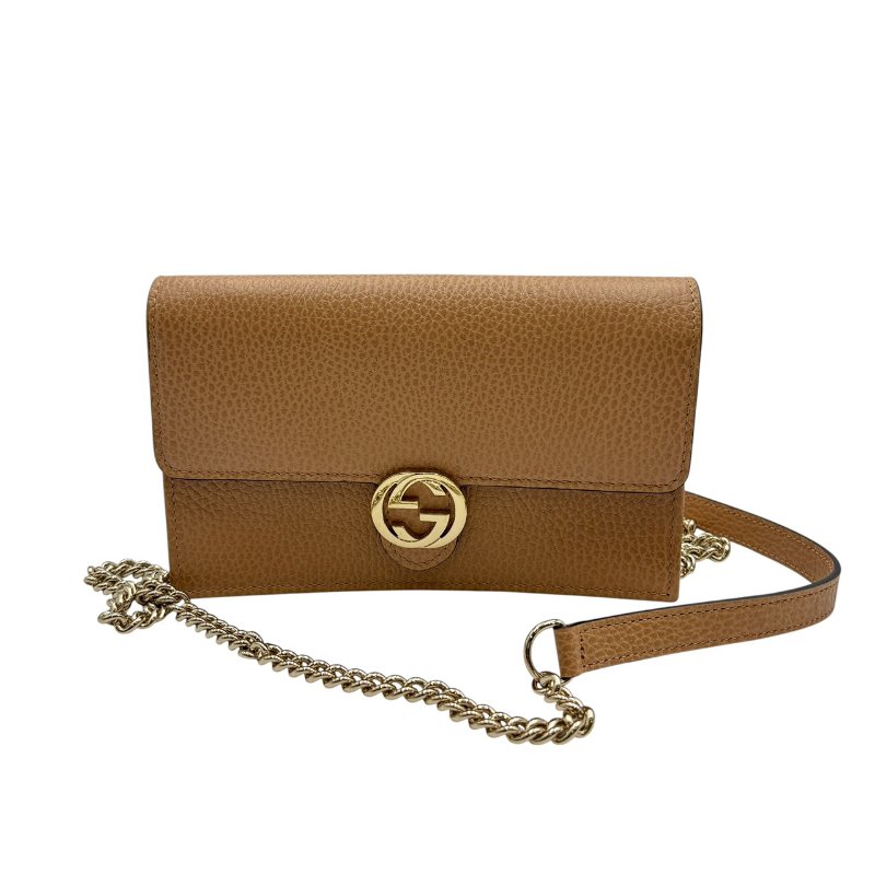 【美收精品】GUCCI 奶茶色單肩包 C-412【隔月月中將轉賣至日本 上架期限30天】-0