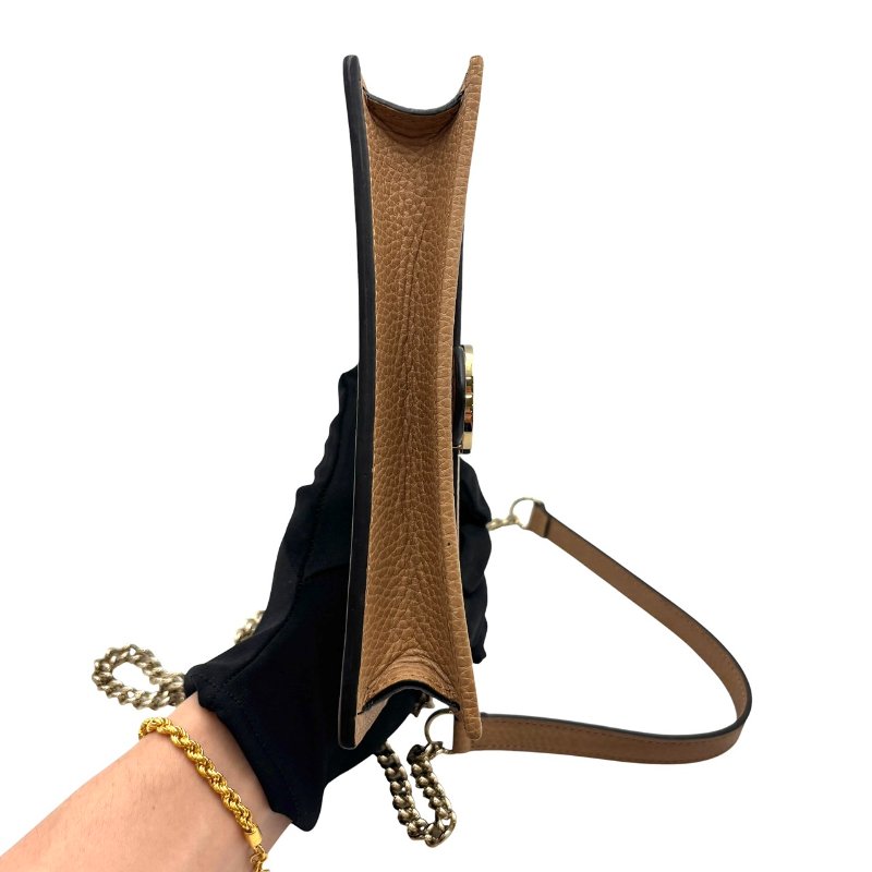 【美收精品】GUCCI 奶茶色單肩包 C-412【隔月月中將轉賣至日本 上架期限30天】-5