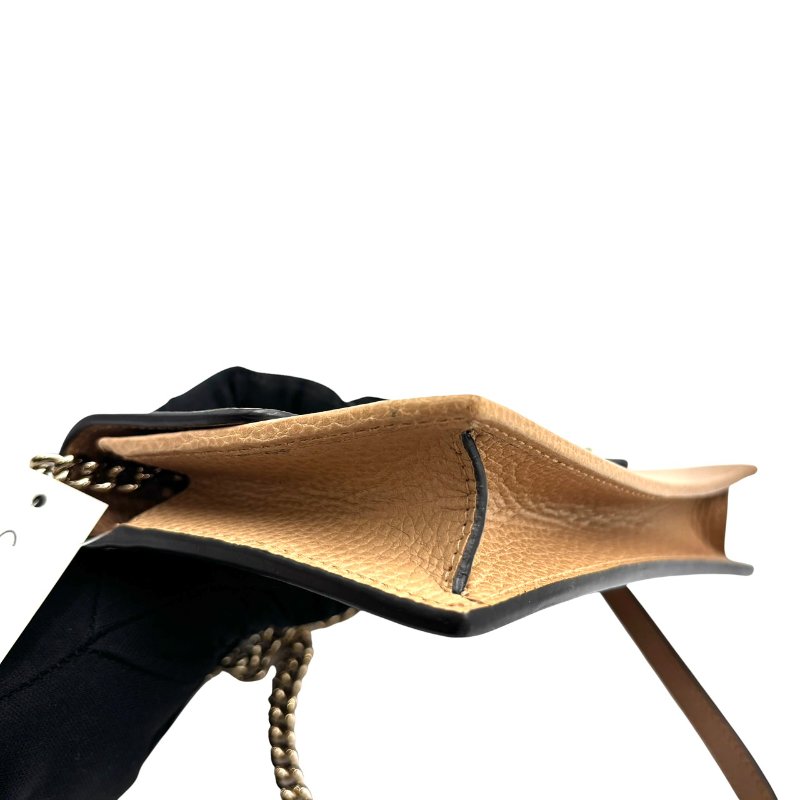 【美收精品】GUCCI 奶茶色單肩包 C-412【隔月月中將轉賣至日本 上架期限30天】-7