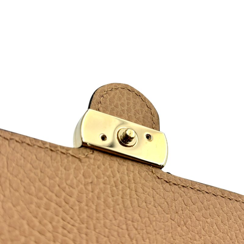 【美收精品】GUCCI 奶茶色單肩包 C-412【隔月月中將轉賣至日本 上架期限30天】-9