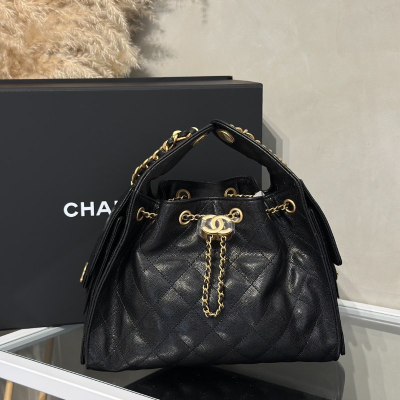 CHANEL 25 Hobo bag - 小號黑金-0
