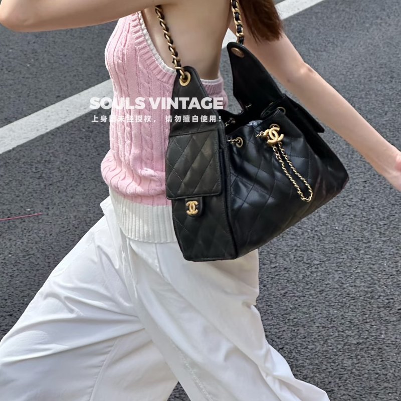 CHANEL 25 Hobo bag - 小號黑金-1