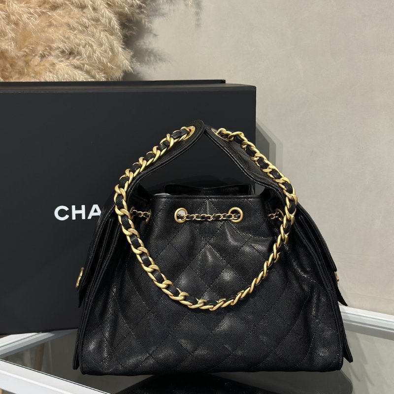 CHANEL 25 Hobo bag - 小號黑金-5